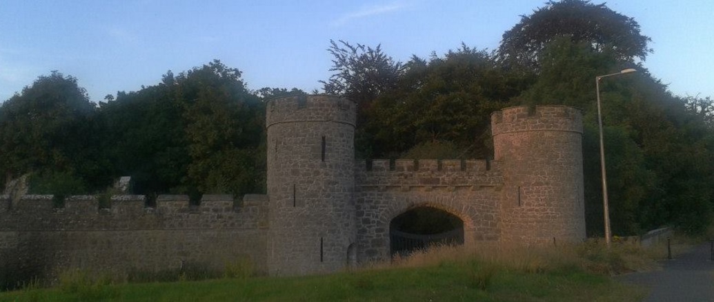 Wall details at Charleville Castle - site of festivals hauntings and one of Irelands most important Druid Schools